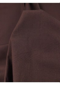 Resim Koyu Kahve Renkte Poplin Kumaş En: 140 Cm-10629 Kahverengi 