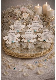 Resim Doğum Günü Düğün Nişan Söz Kına Yaprak Magnet Kişiye Özel 50 Adettir.no 71 