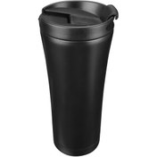 Resim S-link SL-TM1971A Mat Siyah 500ML İç 304 Dış 201 Paslanmaz Çelik Termos Kupa 