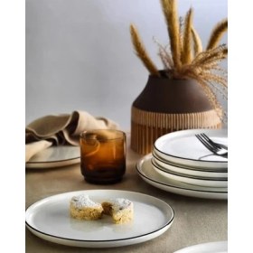 Resim Kütahya Porselen Oslo 7 Parça Pasta Seti 