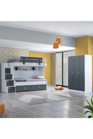 Resim Setay Ranza, Metris Yavrulu Ranza 3 Kapaklı Dolap 2 Adet Comfort Yatak 