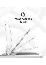 Resim Creavit Elegant Duroplast Yavaş Kapanan Klozet Kapağı Mat Antrasit Mat Antrasit 