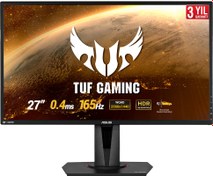 Resim Asus 27" VG27BQ 0.4ms 165hz HDMI,DisplayPort FreeSync 2K Gaming Monitör 
