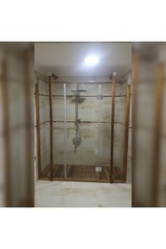 Resim OBERS Iroko Duş Izgarası 30x50cm Ağaç Izgara Ağaç Duş Teknesi Deck Izgara Tik Izgara 