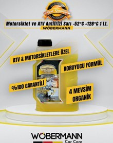 Resim Wöbermann Motorsiklet Ve Atv Antifrizi Sarı Organik G13 1 Lt. 
