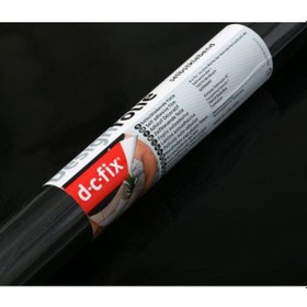 Resim D-C-Fix 346-0010 Parlak Düz Siyah Kendinden Yapışkanlı Folyo 