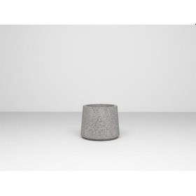 Resim Nuano Consept Holo Serisi Yuvarlak Saksı Açık Gri 45x40 