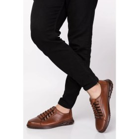 Resim Depderi Hakiki Deri Erkek Casual Iç Dış Deri Erkek Ayakkabı 