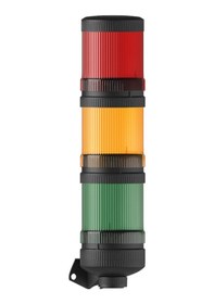 Resim Mesan Ø70 3 Kat Işıklı Kolon Yanıp Sönen Ampul Buzzer Duvar Montaj 220Vac Ms 485.1.3.2.220Vac 