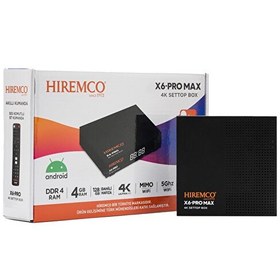 Resim Hiremco X6 Pro Max 128 GB Android Box 