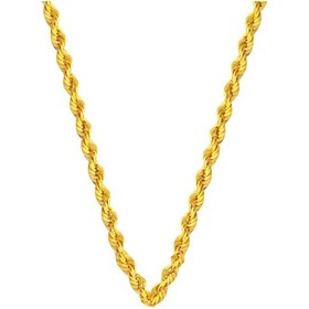 Resim Bilezikci 60 Cm. 14 Ayar Burmalı Halat Altın Zincir ZNC7272 