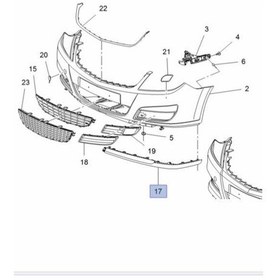Resim Opel Vectra C Ön Tampon Alt Karlık Sol Root Marka 111541 