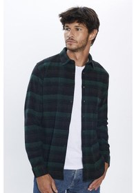 Resim Tudors Erkek Slim Fit Dar Kesim Oduncu Kareli Kışlık Gömlek-31999-çok Renkli Çok Renkli 