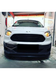 Resim Ford Courier 2014-2023 Uyumlu Üniversal Astra H Lip Esnek Ön Lip 2 Parça Tampon Altı Dil Karlık Ön Ek 00 Şüscaroto Aksesuar 