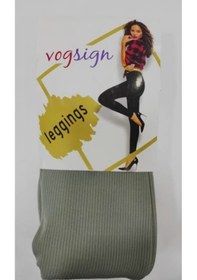 Resim Vogsign 395 Şardonlu Fitilli Tayt Çağla Yeşili 