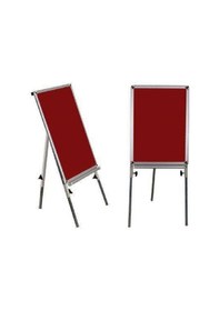 Resim Akyazı Mantar Pano Kumaşlı Ayaklı 80X120 0203-1Teleskopik Ayaklı 