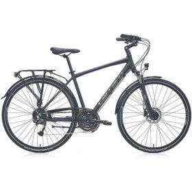 Resim Carraro Elite 906 - 28 Jant 19'' 48cm ( M ) Kadro 27 Vites Şehir Bisikleti - Mat Siyah / Parlak Siyah - Krom 