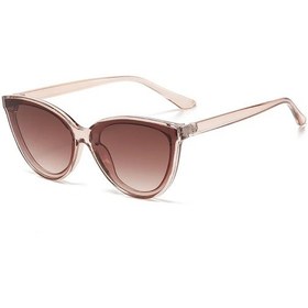 Resim Owl City Büyük Çerçeve Kedi Gözü Güneş Gözlüğü Kadın Uv400 Yüksek Kaliteli Retro Minimalist Tarzıkahverengi51gri Gri 