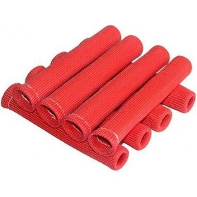 Resim Pazly Yüksek Sıcaklık Koruyucu Kırmızı Buji Kalkanı Isı Bujisi Araba 8 Adet / Tr 