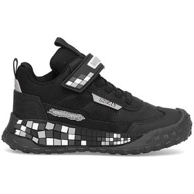 Resim Elit Asatl811 Erkek Çocuk Düz Bot Siyah Siyah 