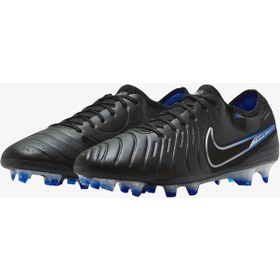 Resim Nike Tiempo Legend 10 Elite Fg Erkek Siyah Krampon Çim Zemin Dv4328-040 Siyah 