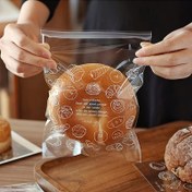 Resim 50 adet / 100 adet Ekmek Poşetleri, Tost Poşetleri, Ekmek Sarma Çantası, Kendinden Yapışkanlı Torba, Pişirme Yiyecek Meyve Ambalajı, Kendinden Yapışkanlı Mühürleme Çantası, Ev Oda Mutfak Depolama Malzemeleri 