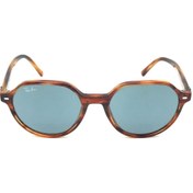 Resim Ray-Ban Rb 2195 954 62 51 Yuvarlak Kahverengi Renkli Unisex Güneş Gözlüğü 