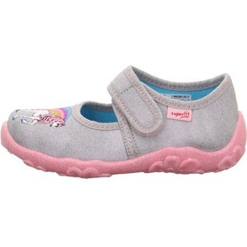 Resim Superfit Bonny Kız Çocuk Ev Kreş Ayakkabısı Unicorn - Gri 800282-2010 Gri 