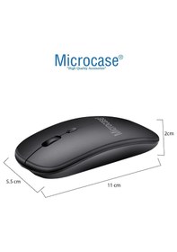 Resim Microcase Samsung Uyumlu Galaxy Tab S10 Lite Tablet İçin Bluetooth Klavye Ve Mouse + Kılıf Bkk6 Tablet Kılıfı 