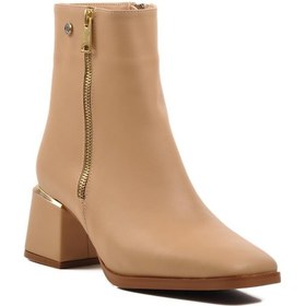 Resim Pierre Cardin Pc-54000 Bej İçi Kürklü Kadın Topuklu Bot 001 