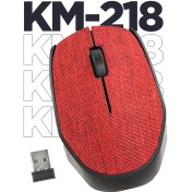 Resim Everest KM-218 USB Gri 2.4Ghz Kumaş Yüzey Kablosuz Mouse 