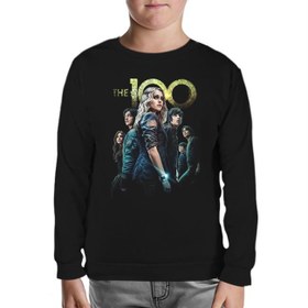 Resim The 100 Siyah Çocuk Sweatshirt 