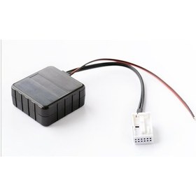 Resim Araba Kablosuz Bluetooth Modülü Audi 6 Diskli Cd İçin Aux Ses Adaptör Kablosu 