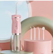 Resim Willowhaven Pembe Şarj Edilebilir Diş İpi 800mah 360 Döner Başlık 4 Yedek Uç 3 Mod 
