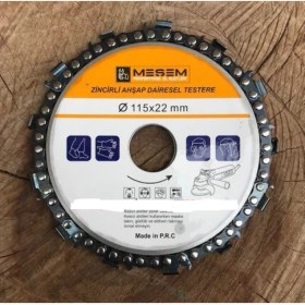 Resim Mrş Mrs 115MM Testere Zincirli Ahşap Kesici Testere Odun Kesici 