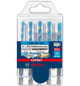 Resim Bosch Expert Hex-9 Çok Amaçlı Matkap Ucu 5'li Set 2608900586 
