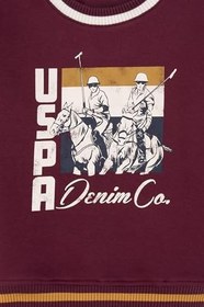 Resim U.S. Polo Assn. Erkek Çocuk Bordo Sweatshirt 50289144-VR014 