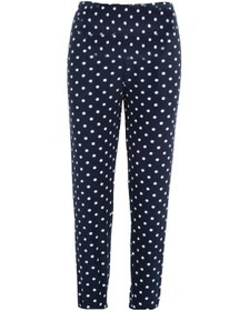 Resim Lüx Polar Cepli Kışlık Kadın Pijama Altı Tek Alt Ra1 Lacivert 