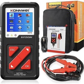 Resim KONNWEI KW710 Akü Test Cihazı - 6V / 12V / 24V Profesyonel Akü ve Marş Sistemi Analizörü 