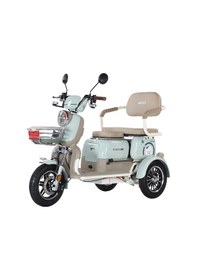 Resim Arora Rüzgar New 3 Tekerli Kızaklı Elektrikli Motosiklet Yeşil 