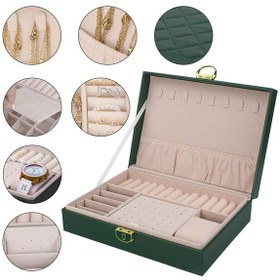 Resim Mücevher Kutusu Organizer Düzenleyici Takı Kutusu 