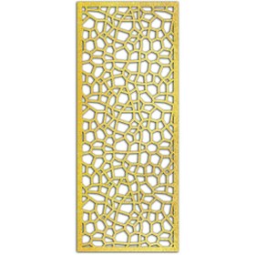 Resim Liar Dekor Liar Ahşap Seperatör (Paravan) - KSP-30 - (18 mm) - (100 cm x 210 cm) - (Gold) 