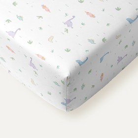 Resim Dino %100 Organik Pamuk Tek Kişilik Çocuk Nevresim Takımı 120 x 200 cm 