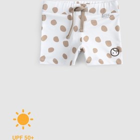 Resim Şort UV Korumalı Kahve Cosmos Bebek Mayo - Kahve Cosmos / 3-4 Yaş 