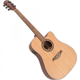 Resim Madison MAG-41MCE-N Elektro Akustik Gitar (Başlangıç/Orta - Cutaway) | 41 İnç Dreadnought Kasa, Dahili Ekolayzer ve Preamp, Naturel Parlak Bitiş | Ölçüler: 648 mm Skala Uzunluğu 