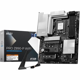 Resim MSI Pro Z890-P WiFi DDR5 (9200MHz)OC M.2 HDMI/DP/USB-C PCIe 5.0 1851P ATX Anakart 