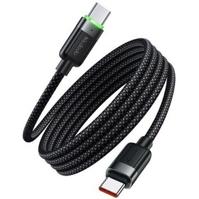 Resim Mcdodo Ca-2000 60w Usb-c To Usb-c Manyetik Sarılabilir Kablo - 1.2 M Siyah 
