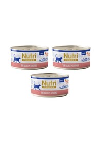 Resim Nutri Feline Ton Balıklı Ve Somonlu Pate Tahılsız Yetişkin Kedi Konservesi 70 G X 3 Adet 