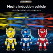 Resim Geleceği Algılama Uçan Robot Oyuncak - Çocuklar için Uzaktan Kumandalı Mecha Savaşçı, Dış Mekan Eğlencesi 