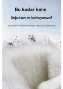Resim 2025 Kış Yeni Kadın Polar Kar Botları Siyah 